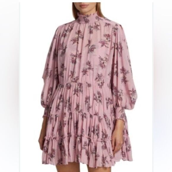 Cinq A Sept Corrine tiered dress - Picture 1 of 5